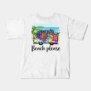 Can we go to the beach, PLEASE!? Kids T-Shirt